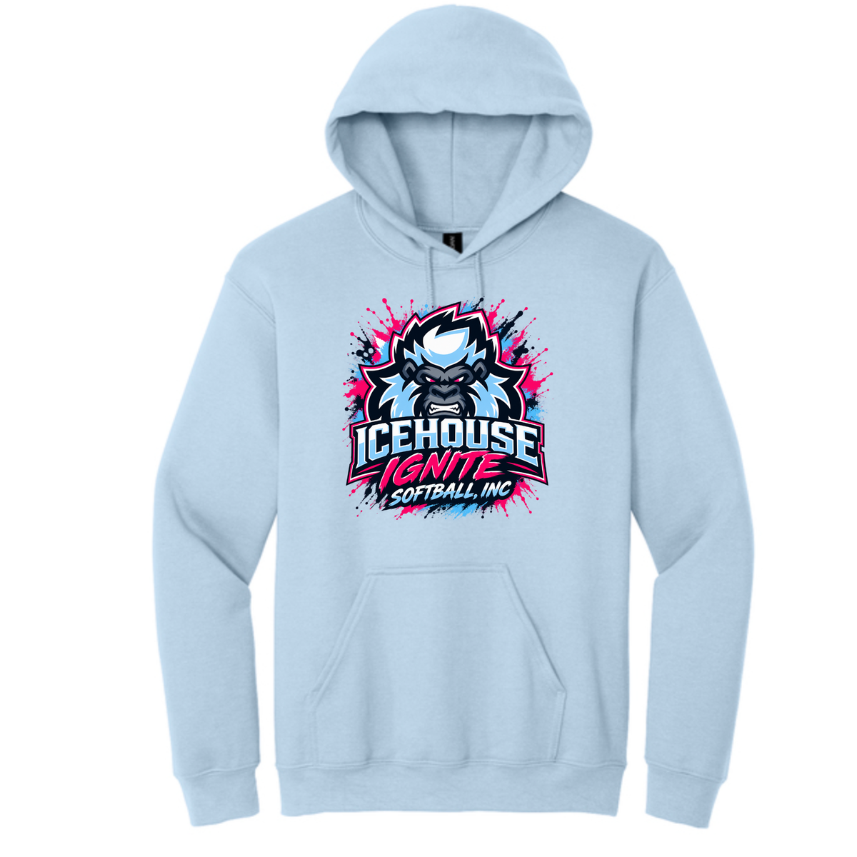 Icehouse Ignite Softball Unisex Adult Hoodie