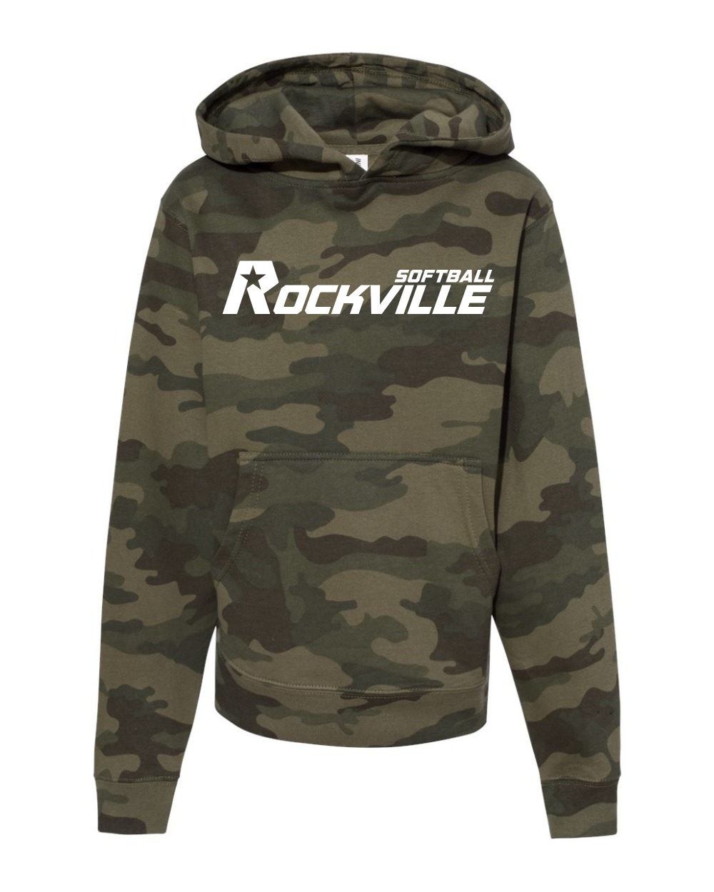 Rockville Softball Youth Camo Hoodie
