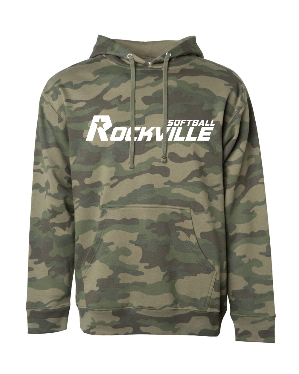 Rockville Softball Adult Camo Hoodie