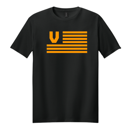 Virginia Vols Flag T-shirt Unisex Adult & Youth