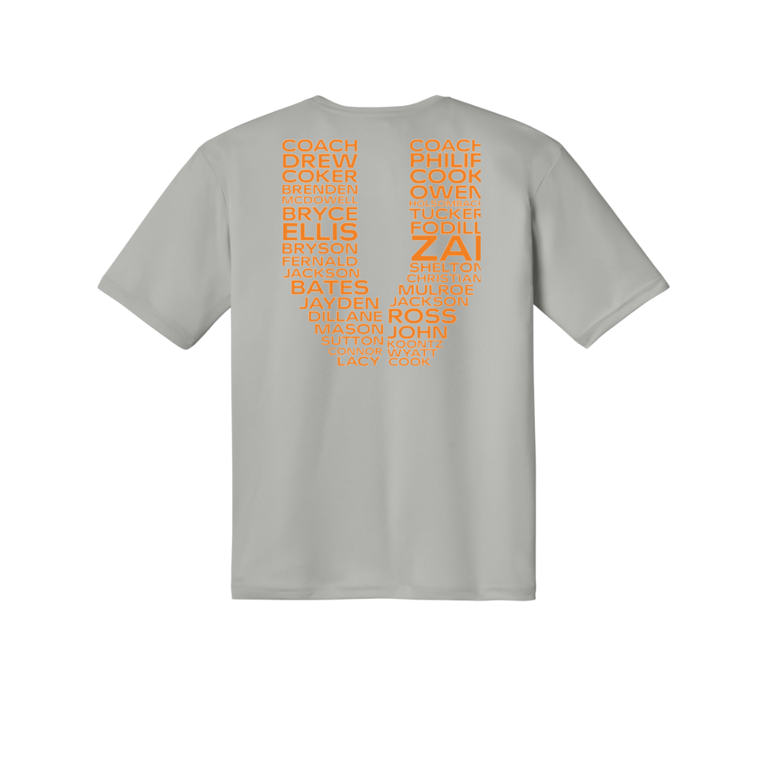 Virginia Vols Roster Performance Cooling Unisex T-shirt