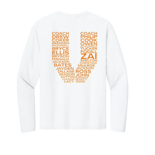 Virginia Vols Roster Performance Cooling Unisex Longsleeve Shirt