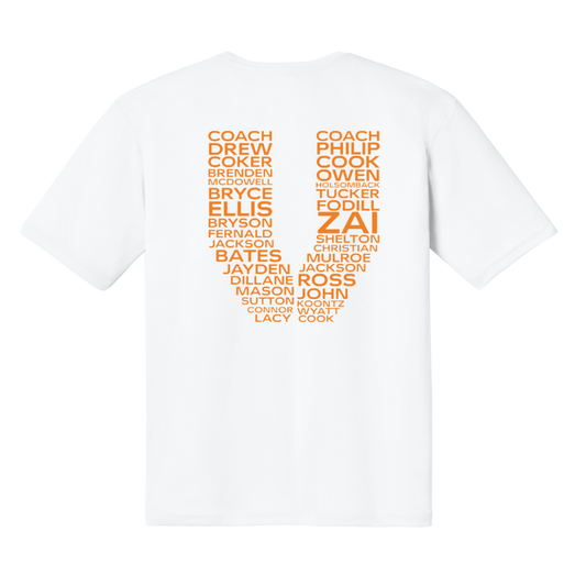 Virginia Vols Roster Performance Cooling Unisex T-shirt