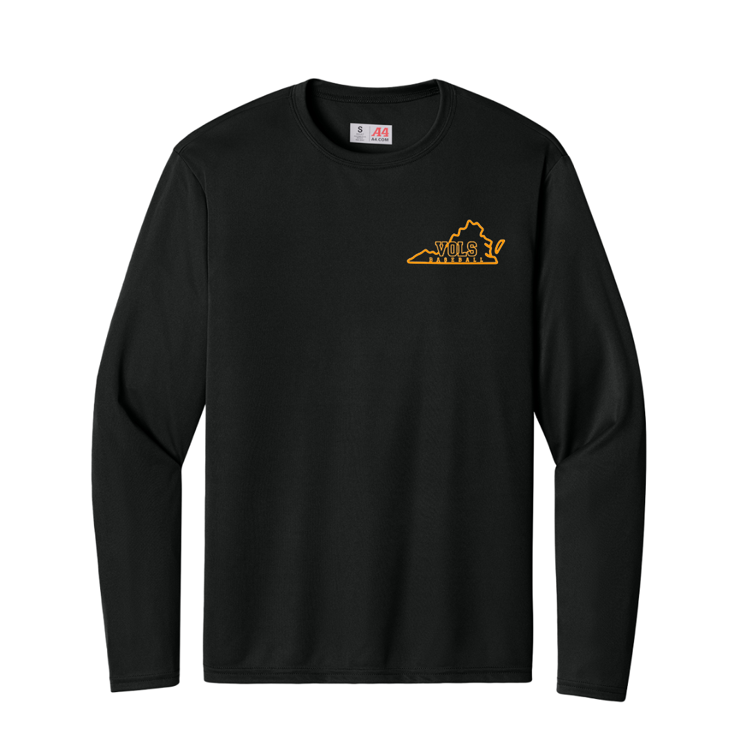 Virginia Vols Roster Performance Cooling Unisex Longsleeve Shirt