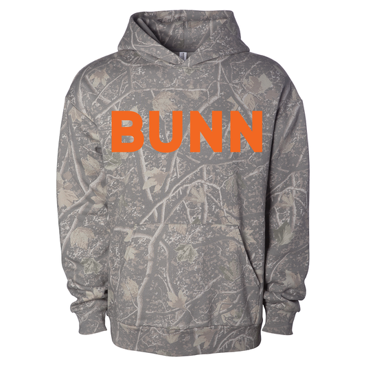 Camo Hoodie – Orange BUNN Logo