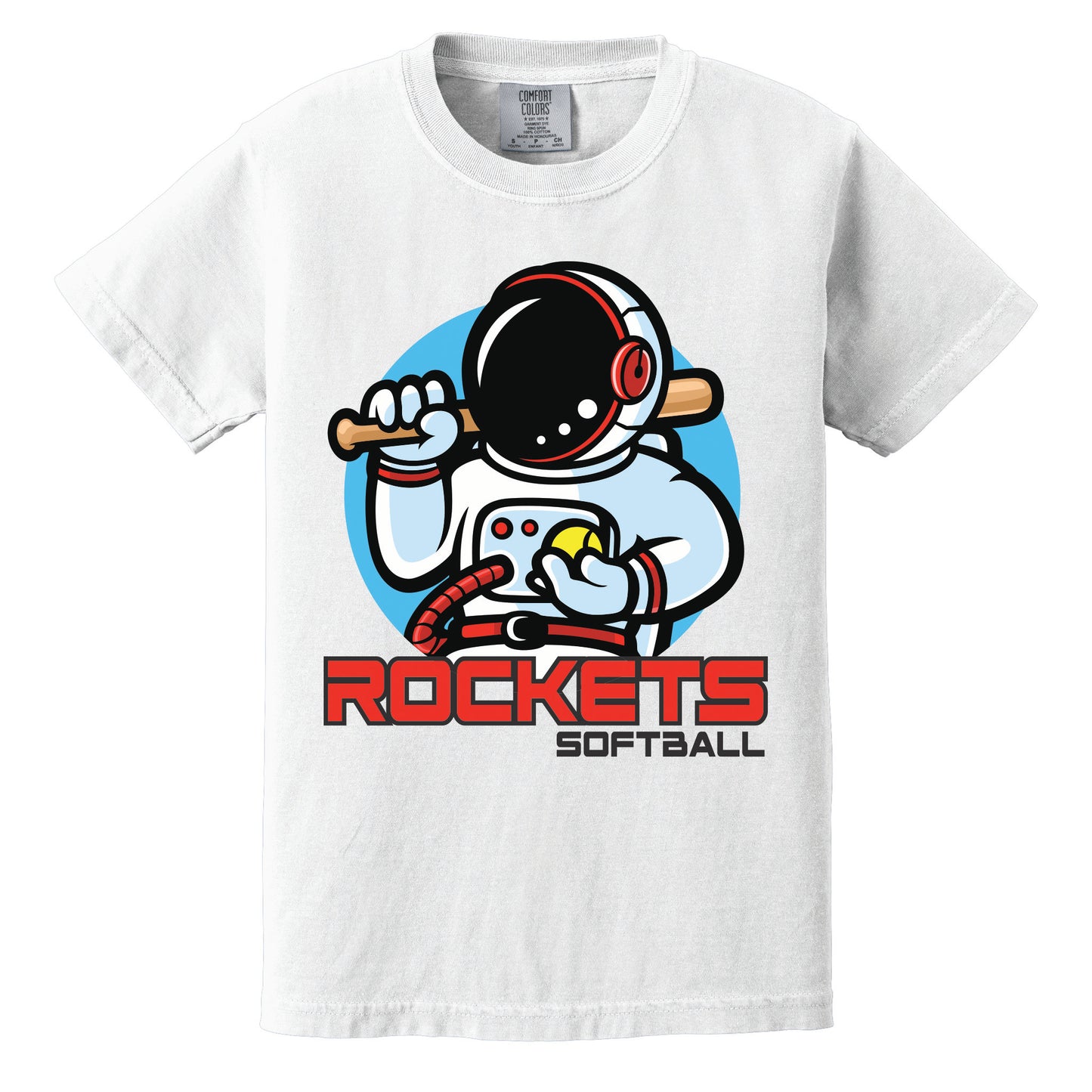 Rockets Softball Astronaut Tee