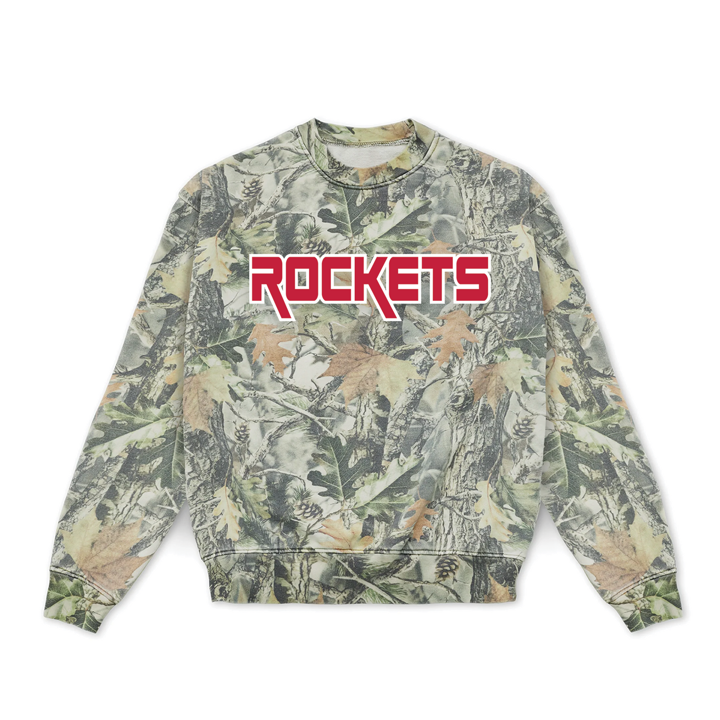 Wood Camo Heavy Crew 15 oz