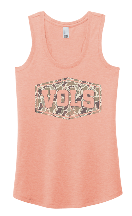 Vols Camo Plaque District® Women’s Perfect Tri® Racerback Tank