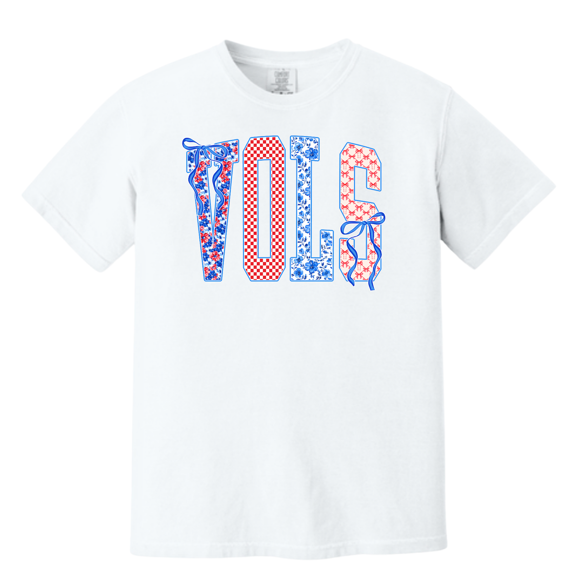 Vols Red, White & Blue Logo Comfort Colors® Tshirt