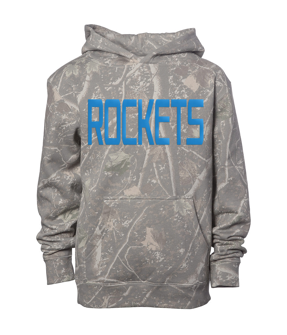 ROCKETS Woodland Camo Midweight Hoodie