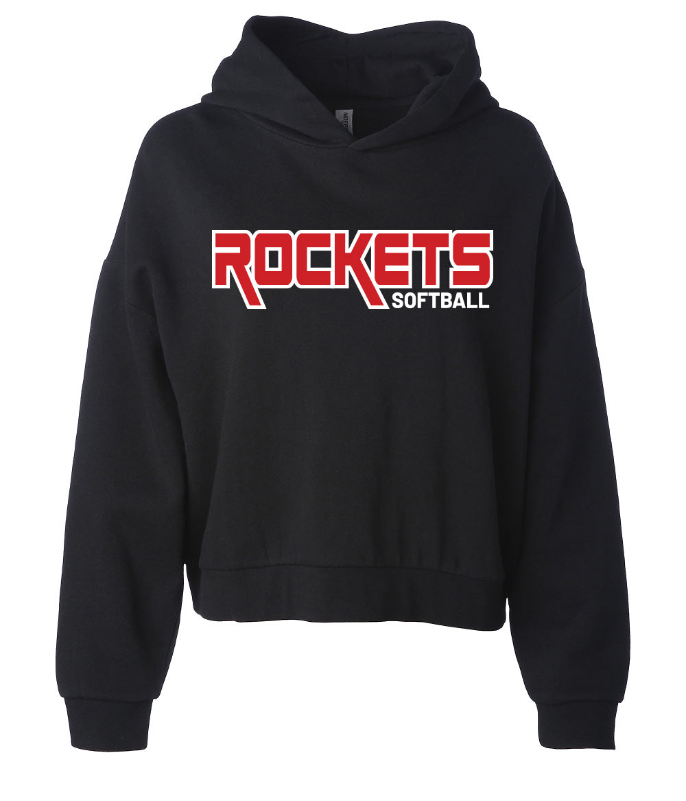 Rockets Softball Crop Hoodie