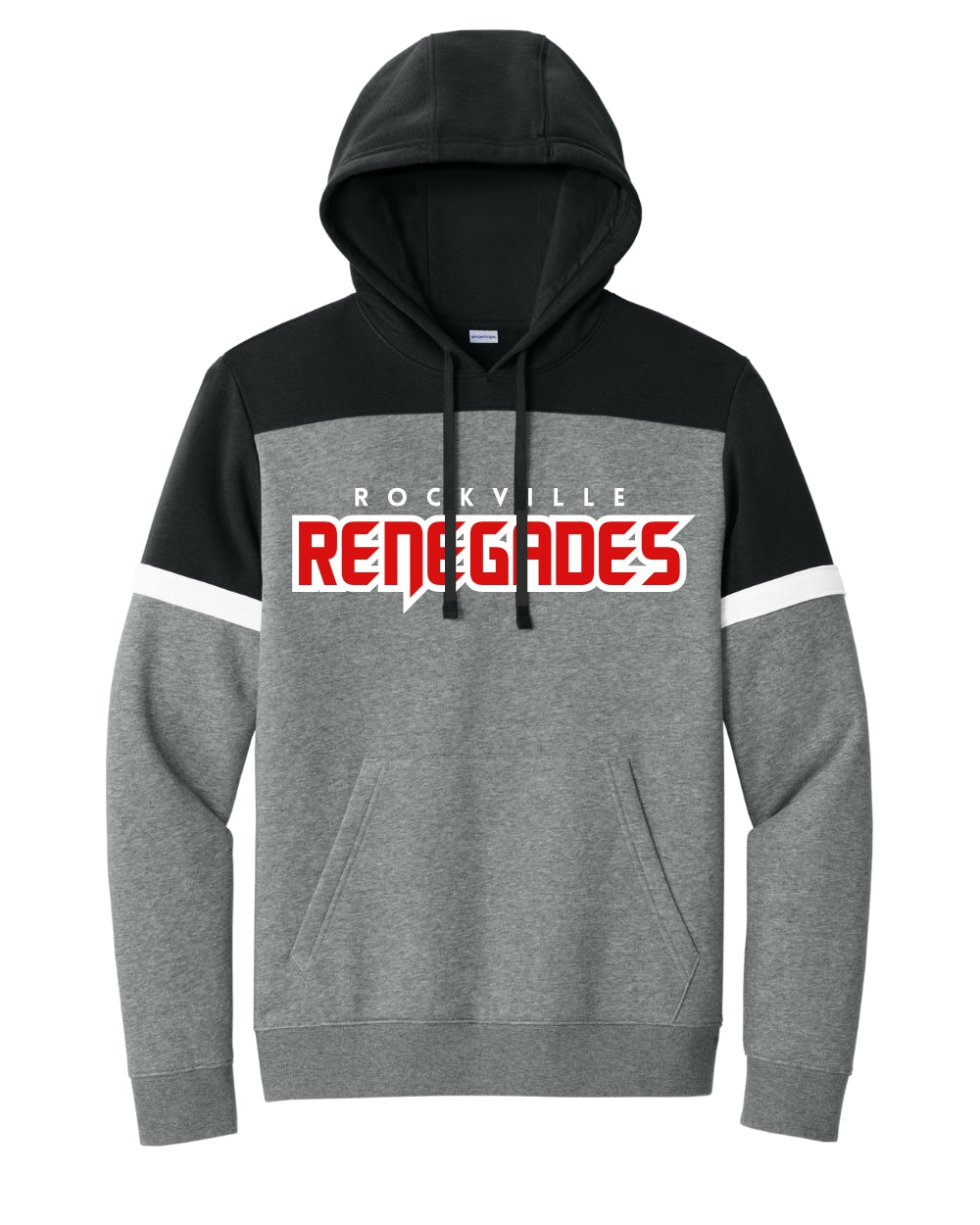 Adult Black & Grey Hoodie