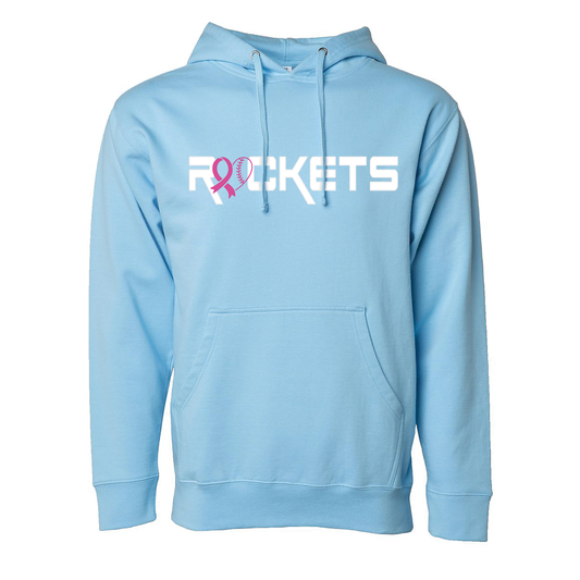 🎀 Rockets Pink Ribbon Hoodie