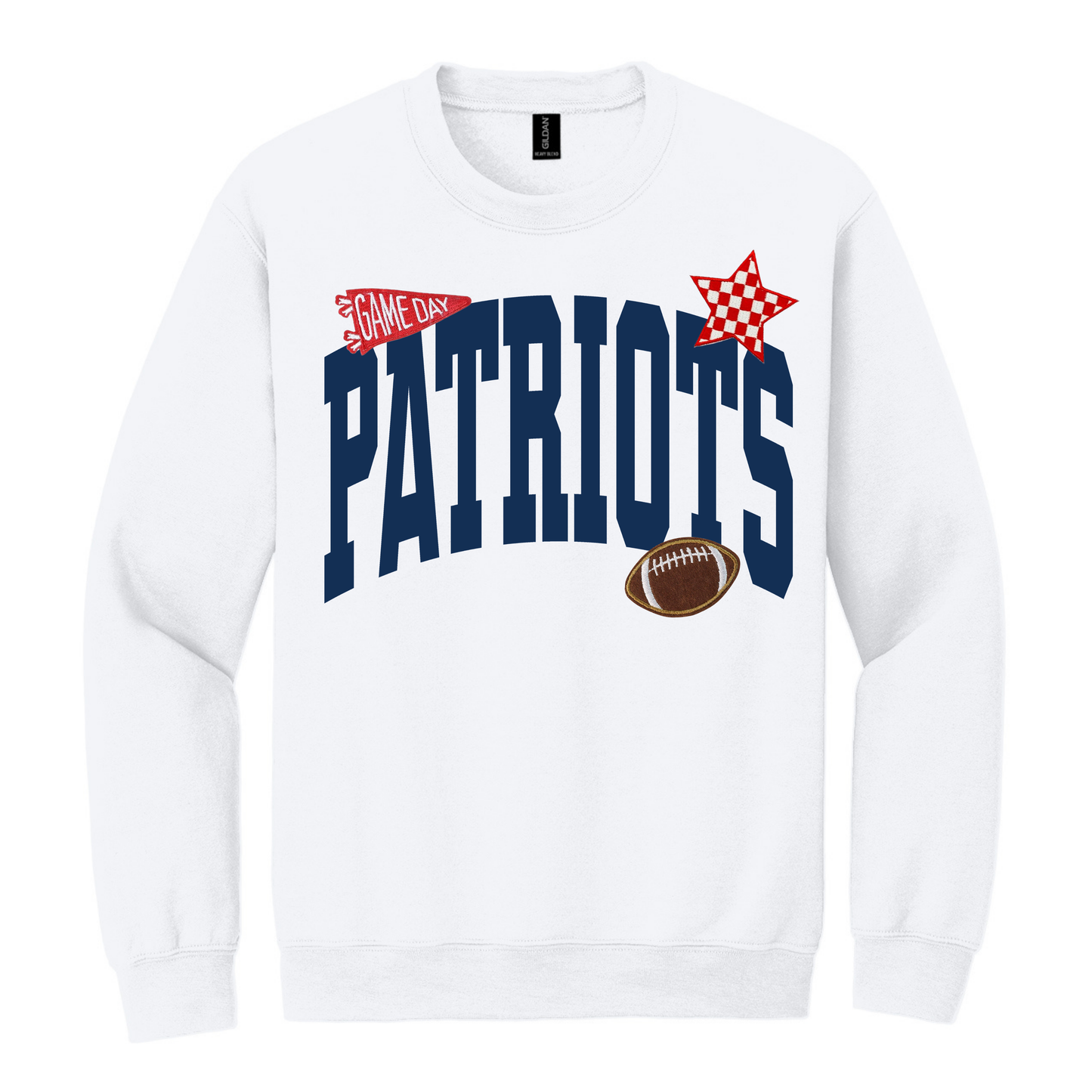 Patriots Football Crewneck Sweatshirt