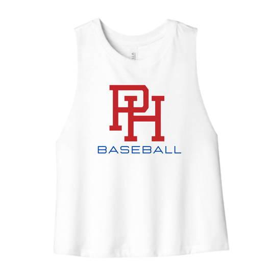Women's Cropped PH Baseball Tank Top