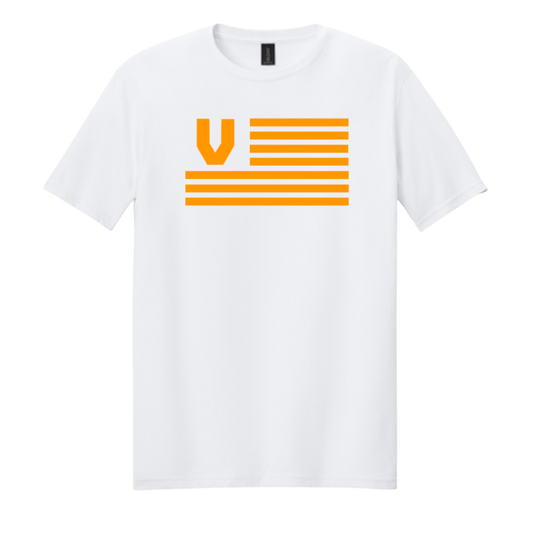 Virginia Vols Flag T-shirt Unisex Adult & Youth