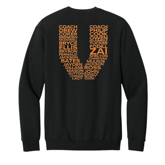 Virginia Vols Roster Unisex Adult Crewneck Sweatshirt