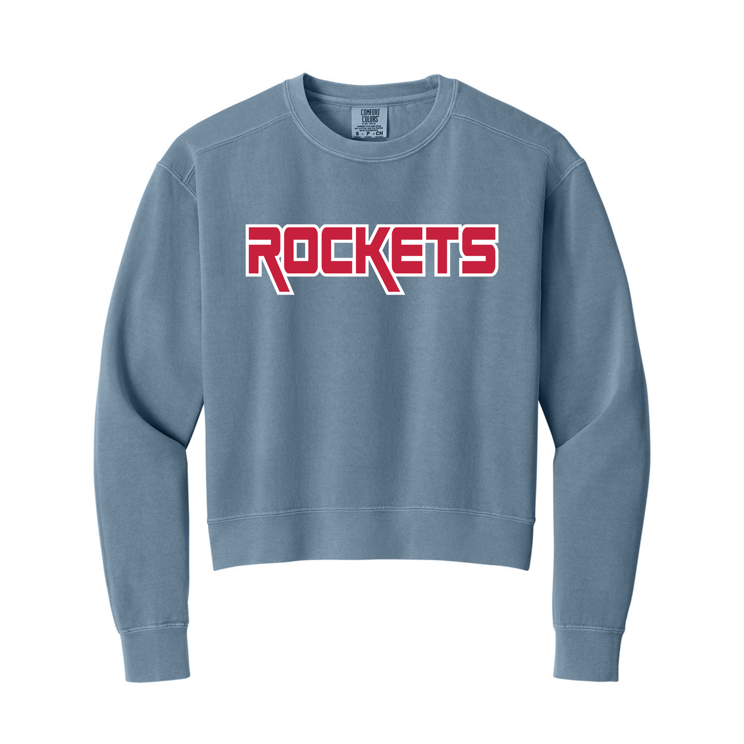 ROCKETS Women's Crop Crewneck