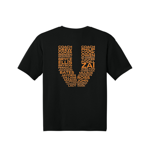 Virginia Vols Roster Performance Cooling Unisex T-shirt