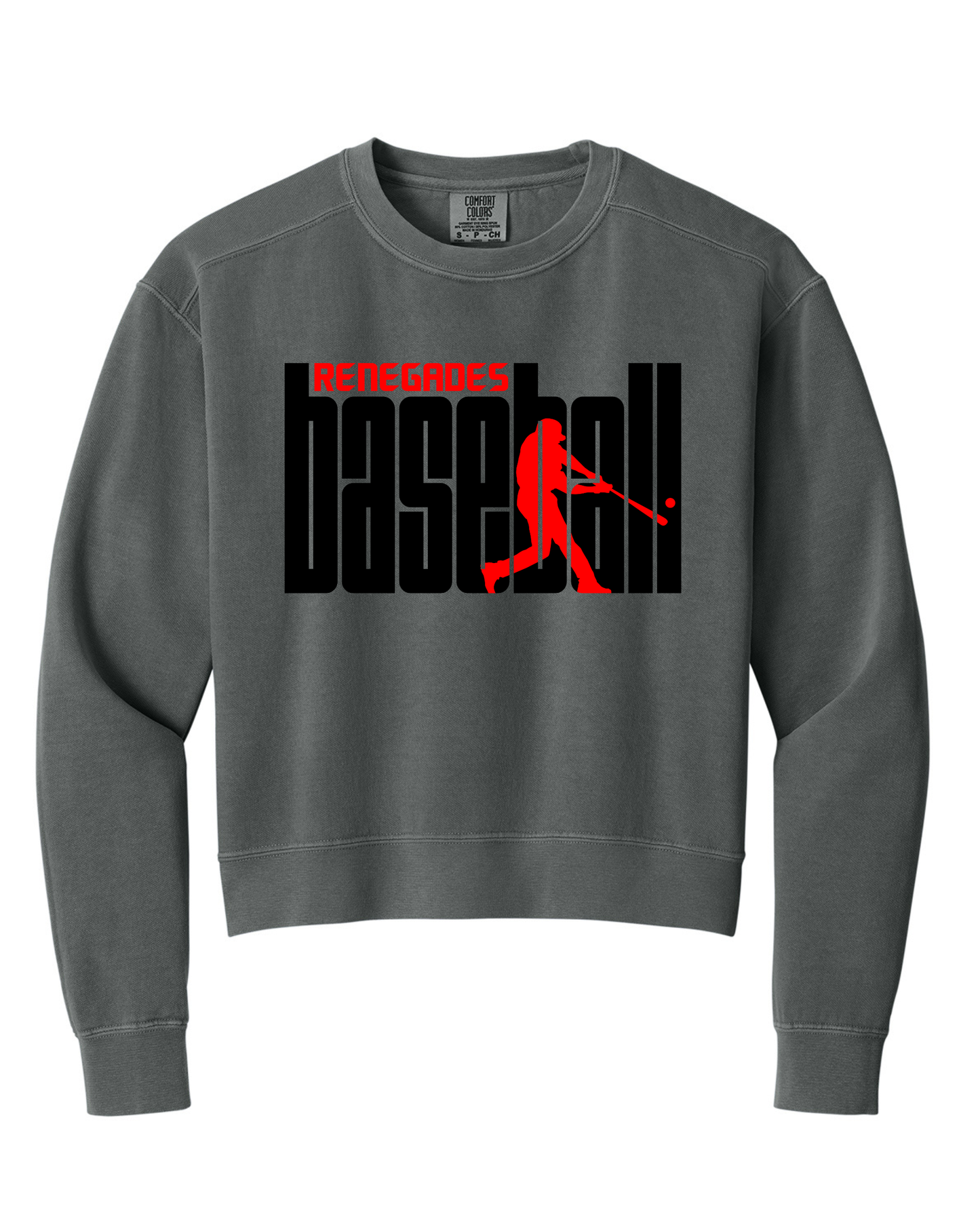 Renegades Comfort Colors® Women’s Mid-Length Crewneck Sweatshirt