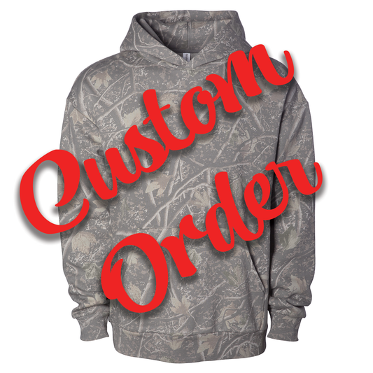 Custom Camo Hoodie - Bring Your Own Design