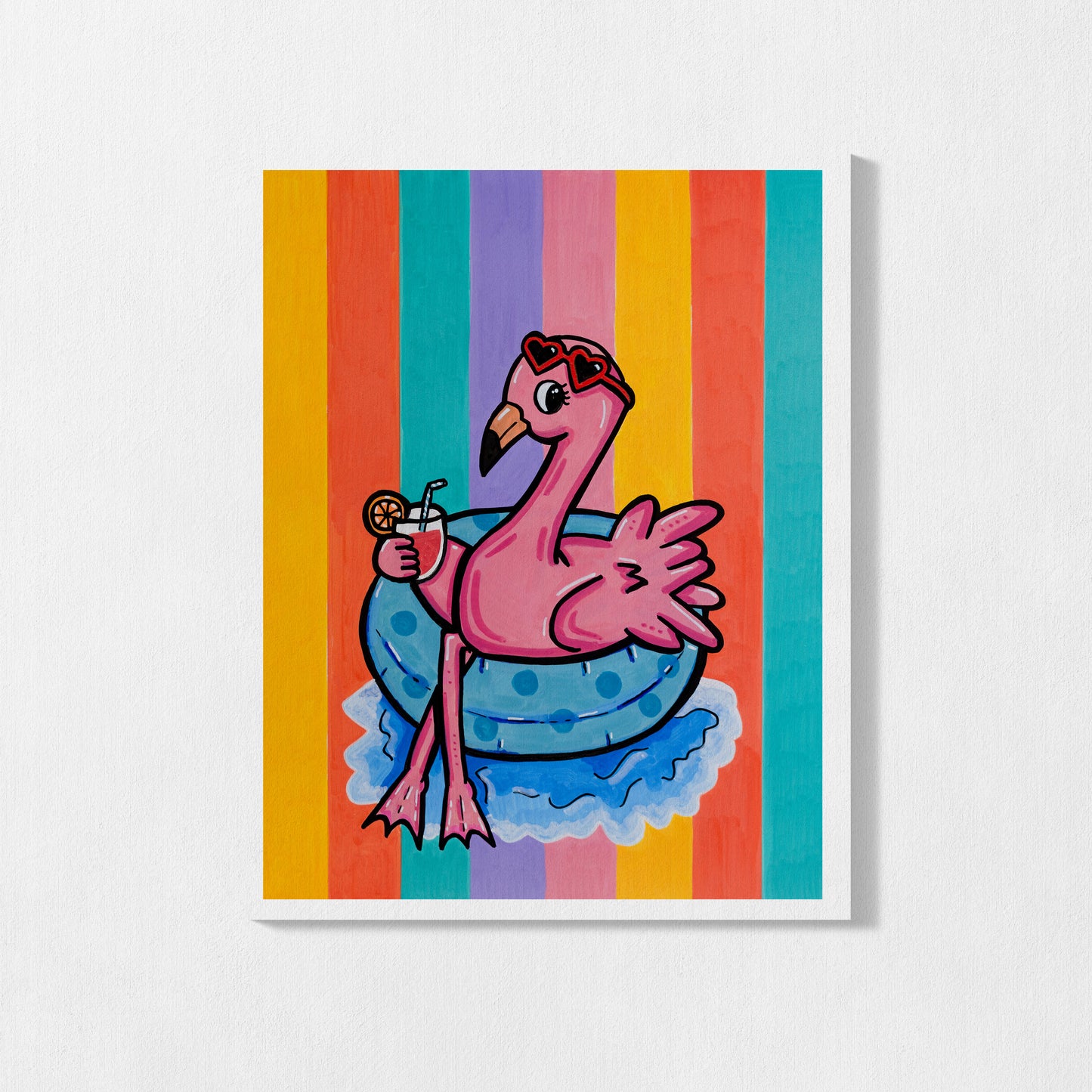 Flamingle- Fine Art Print