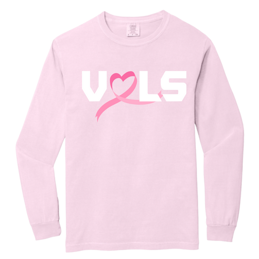 🎀Virginia Vols Pink Ribbon Unisex Longsleeve Shirt🎀