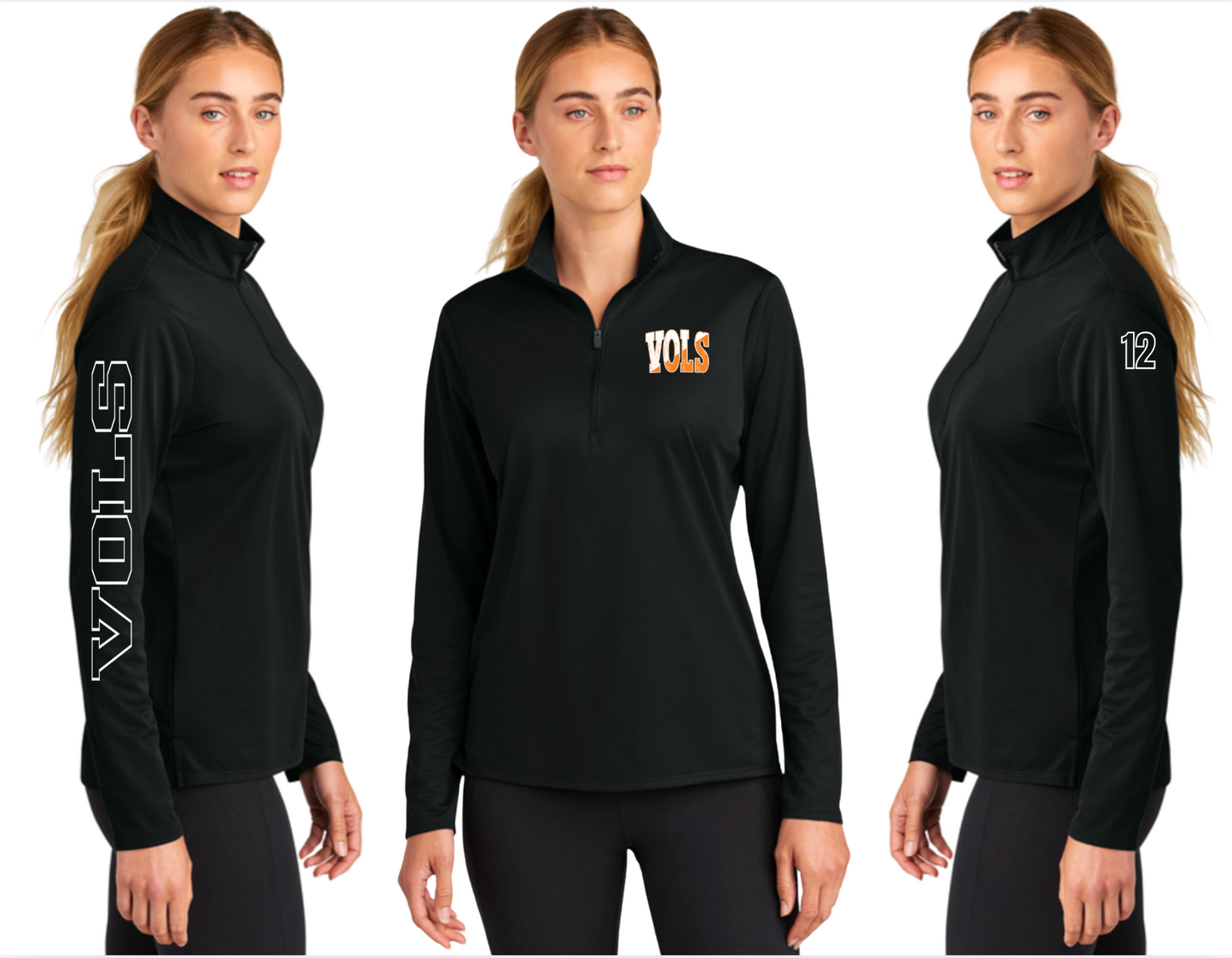 Virginia Vols Personalized Sport-Tek® Women’s Micropique Sport-Wick® 1/4-Zip