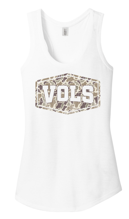 Vols Camo Plaque District® Women’s Perfect Tri® Racerback Tank