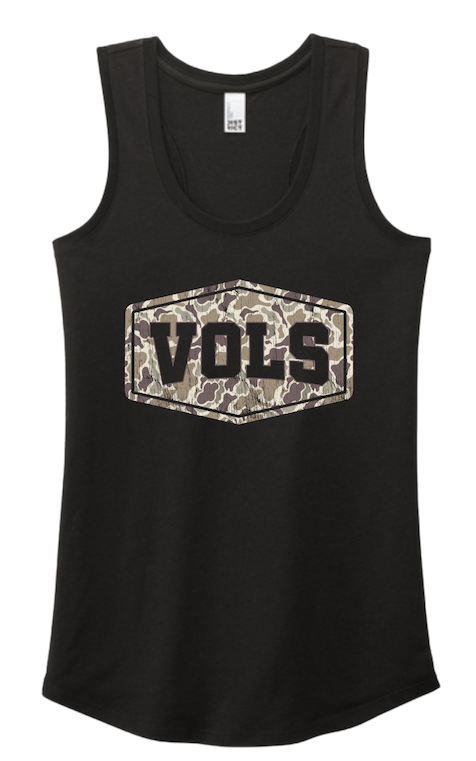 Vols Camo Plaque District® Women’s Perfect Tri® Racerback Tank