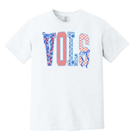 Vols Red, White & Blue Logo Comfort Colors® Tshirt