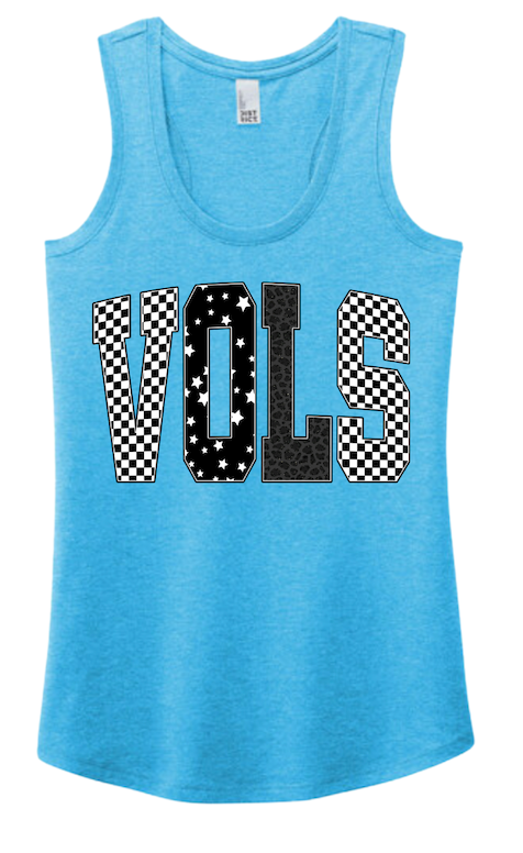 Vols Black & White Logo District® Women’s Perfect Tri® Racerback Tank
