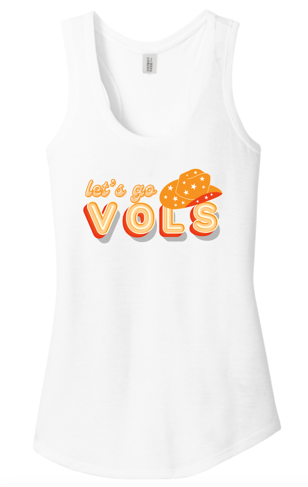 Let's Go Vols District® Women’s Perfect Tri® Racerback Tank