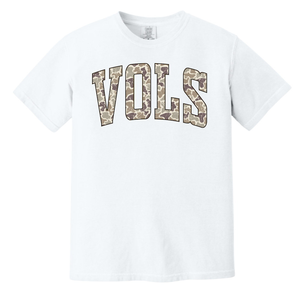 Vols Camo Logo Comfort Colors® Tshirt
