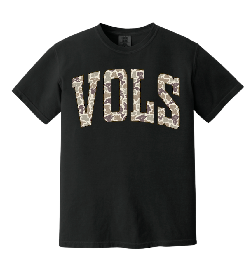 Vols Camo Logo Comfort Colors® Tshirt