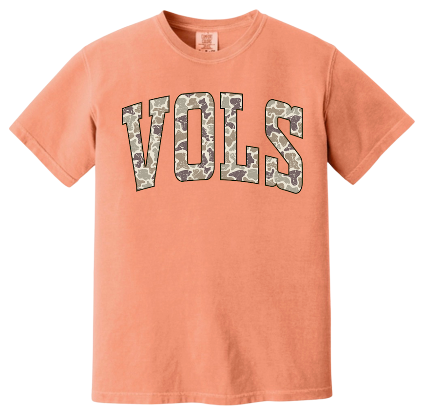 Vols Camo Logo Comfort Colors® Tshirt