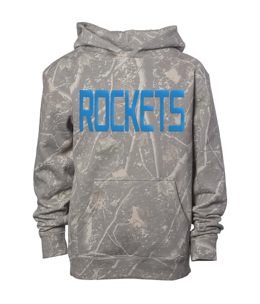 ROCKETS Woodland Camo Midweight Hoodie