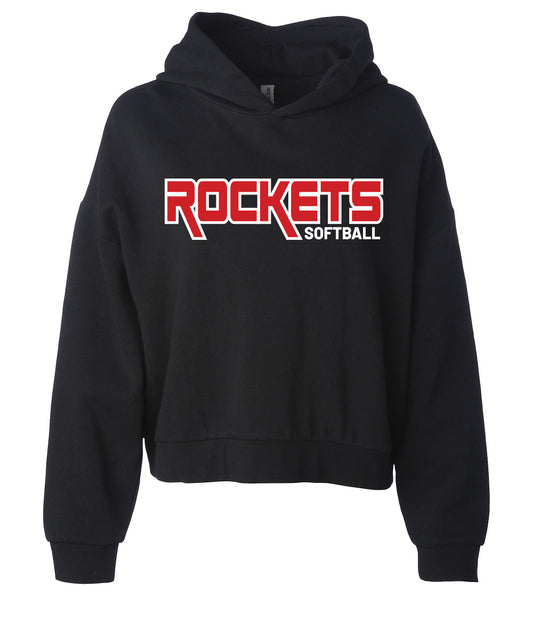 Rockets Softball Crop Hoodie